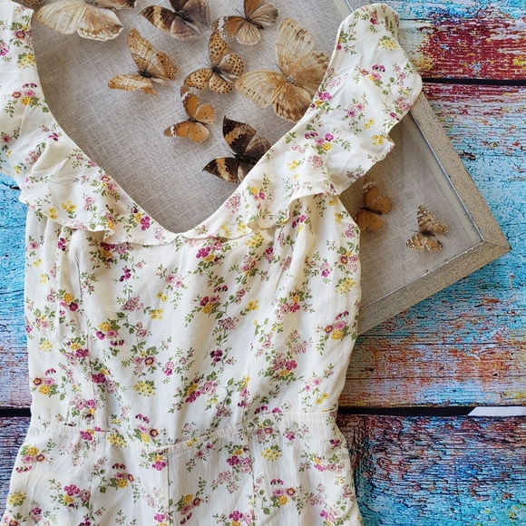 NWT Ralph Lauren Floral Tie Back Wide Leg Jumpsuit - Picture 6 of 12